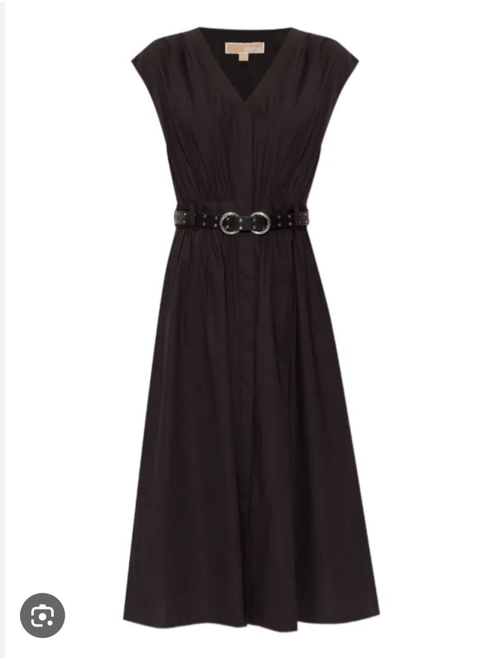 Michael Kors V-Neck Midi Dress NWT
